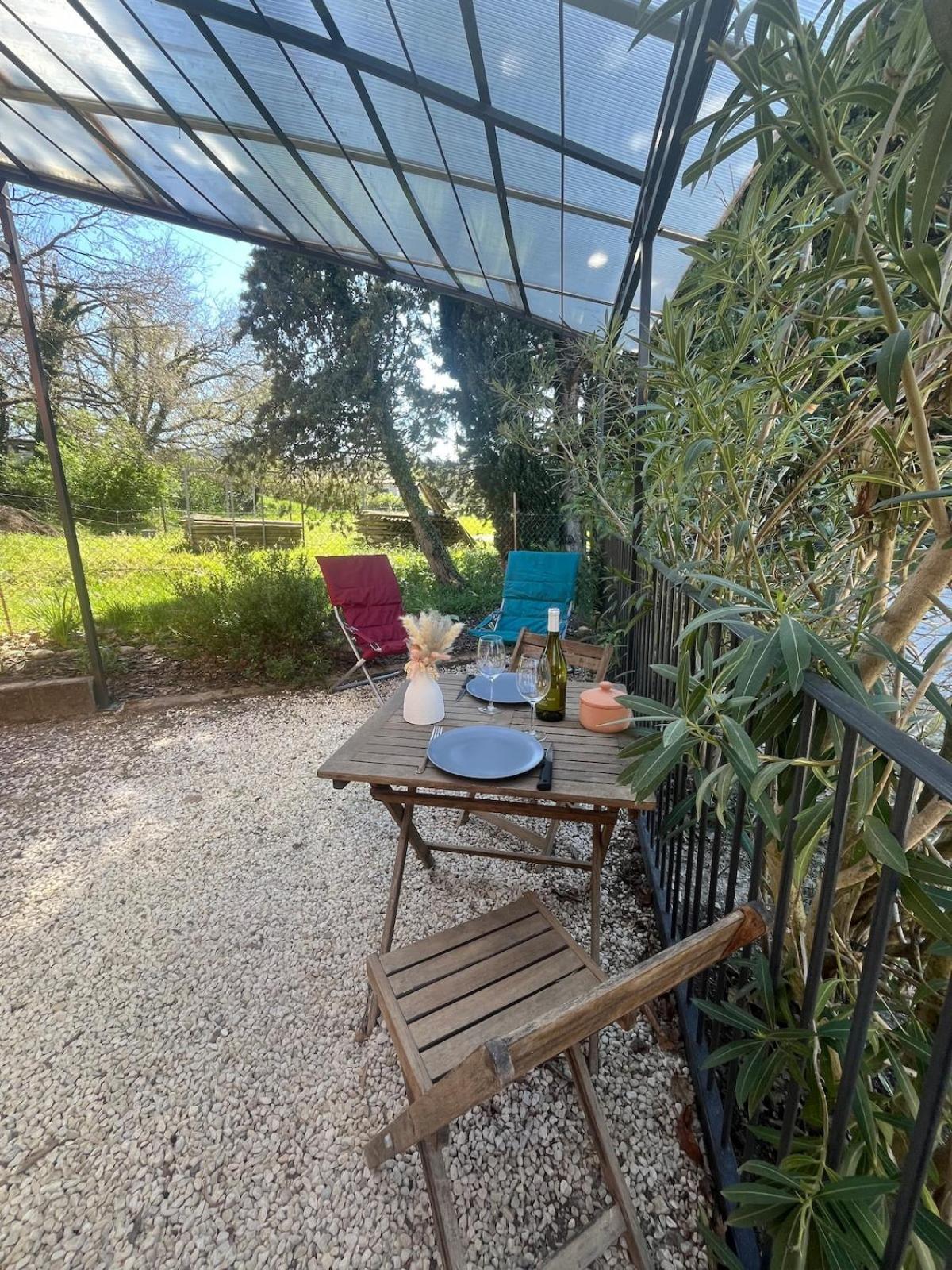Studio Cosy Avec Climatisation Et Terrasse Malataverne Extérieur photo